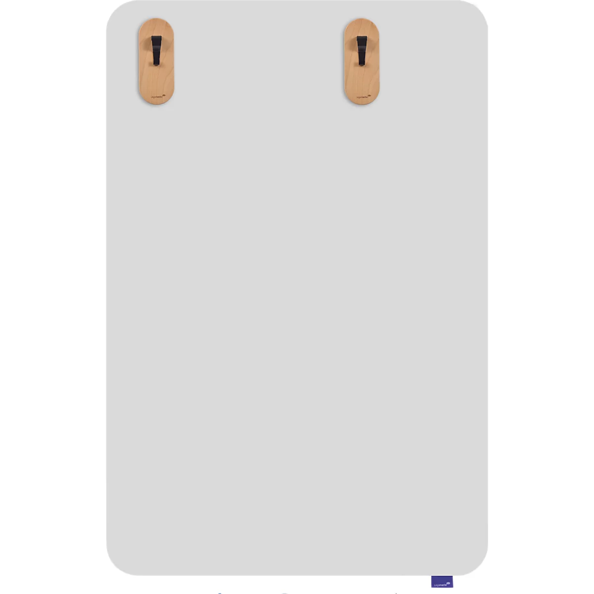 Whiteboard papierhaak Legamaster WOODEN, magnetisch, 2 stuks, B 70 x D 20 x H 170 mm, beukenhout, gelakt